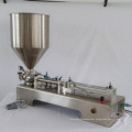 tom yam  pneumatic semi automatic single horizontal pneumatic liquid paste filling machine